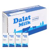  Sữa tươi tiệt trùng Dalat Milk có đường lốc 4 hộp x 110ml 