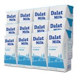  Sữa tươi tiệt trùng Dalat Milk ít đường thùng 48 hộp x 110ml 