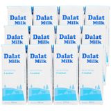  Sữa tươi tiệt trùng Dalat Milk ít đường thùng 48 hộp x 180ml 