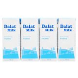  Sữa tươi tiệt trùng Dalat Milk ít đường thùng 48 hộp x 180ml 