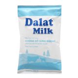  Sữa tươi tiệt trùng Dalat Milk không đường bộ 10 bịch x 220ml 