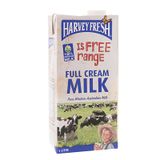  Sữa tươi tiệt trùng Harvey Fresh nguyên kem hộp 1 lít 