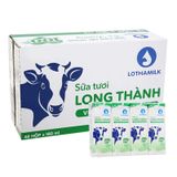  Sữa tươi tiệt trùng Lothamilk có đường thùng 48 hộp x 180ml 