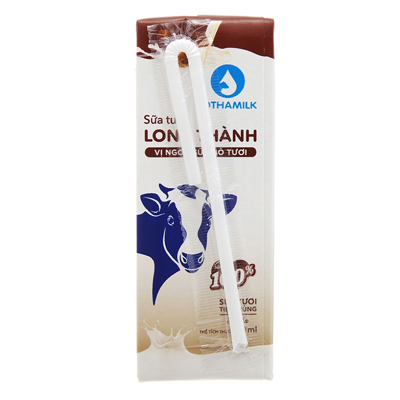  Sữa tươi tiệt trùng Lothamilk socola lốc 4 hộp x 180ml 