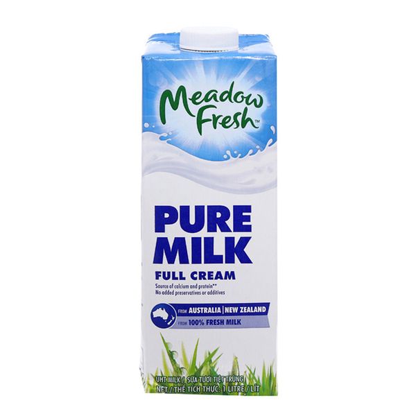  Sữa tươi tiệt trùng Meadow Fresh nguyên kem hộp 1 lít 