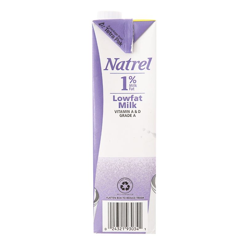  Sữa tươi tiệt trùng Natrel 1% béo không đường hộp 946ml 