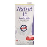  Sữa tươi tiệt trùng Natrel 1% béo không đường hộp 946ml 