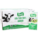  Sữa tươi tiệt trùng Nuti có đường thùng 12 hộp x 1 lít 
