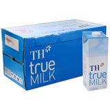  Sữa tươi tiệt trùng TH true MILK ít đường hộp 1 lít 