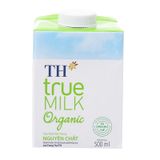  Sữa tươi hữu cơ tiệt trùng TH true MILK Organic nguyên chất hộp 500ml 