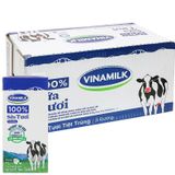  Sữa tươi tiệt trùng Vinamilk Ít đường bộ 3 hộp x 1 lít 