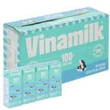  Sữa tươi Vinamilk 100 không đường lốc 4 hộp x 180ml 