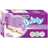  Tã dán Bobby Fresh siêu thấm size XL từ 12-17kg gói 40 miếng 