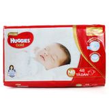  Tã dán Huggies Gold cao cấp đỏ Newborn dưới 5kg gói 48 miếng 