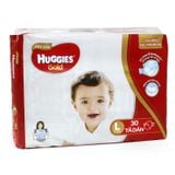  Tã dán Huggies Gold cao cấp đỏ size L từ 8 -13kg gói 30 miếng 