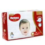  Tã dán Huggies Gold cao cấp đỏ size M từ 5 - 10 kg gói 34 miếng 