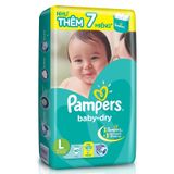  Tã dán Pampers jumbo size L từ 9-14kg gói 54 miếng 