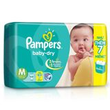  Tã dán Pampers jumbo size M từ 6-11kg gói 66 miếng 