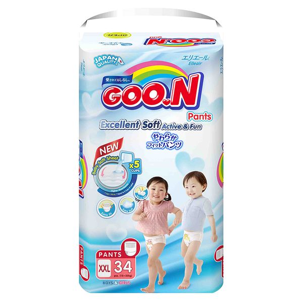  Tã quần Goo.n Slim Jumbo size XXL từ 15-25 kg gói 34 miếng 