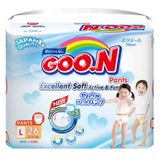  Tã quần Goo.n Slim tiết kiệm size L từ 9-14 Kg gói 26 miếng 