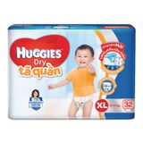  Tã quần Huggies Dry Pants size XL từ 12 - 17 kg gói 32 miếng 