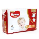  Tã quần Huggies Gold cao cấp size L từ 9 -14 kg gói  28 miếng 