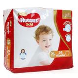  Tã quần Huggies gold cao cấp size XL từ 12-17kg gói 24 miếng 