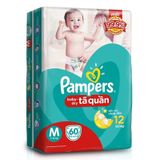  Tã quần Pampers jumbo new size M từ 7-12kg gói 60 miếng 