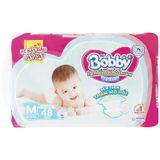  Tã dán Bobby dành cho bé 6 - 11kg size M gói 48 miếng 