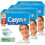  Tã dán Caryn hạn chế đi lại siêu thấm size M bộ 3 gói x 10 miếng 