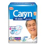  Tã dán Caryn hạn chế đi lại siêu thấm size M L thùng 6 gói x 10 miếng 