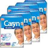  Tã dán Caryn hạn chế đi lại siêu thấm size M L gói 10 miếng 