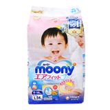  Tã dán Moony size L 9 - 14kg gói 54 miếng 