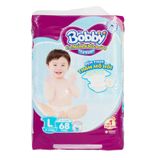  Tã quần Bobby Fresh size L dành cho bé từ 9 - 13kg gói 68 cái 