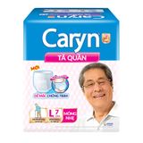  Tã quần Caryn có thể đi lại mỏng nhẹ size L thùng 6 gói x 7 miếng 