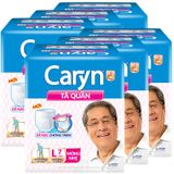  Tã quần Caryn có thể đi lại mỏng nhẹ size L thùng 6 gói x 7 miếng 