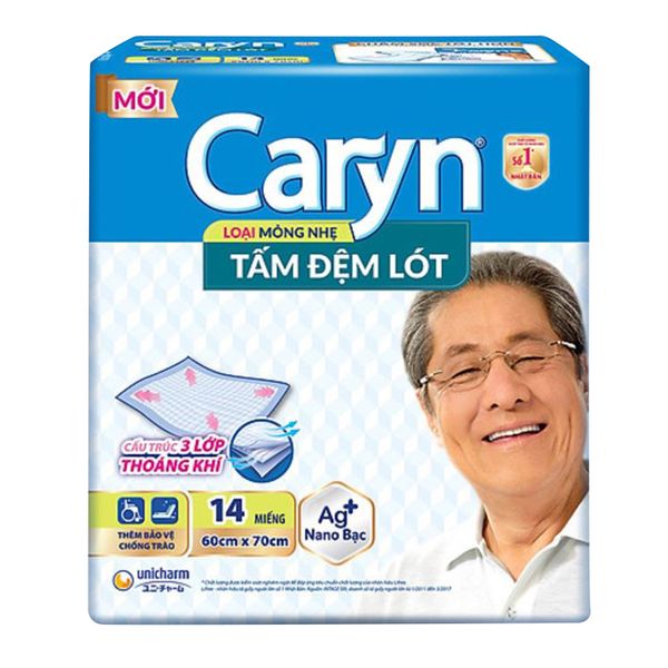  Tấm đệm lót Caryn mỏng nhẹ 3 lớp thoáng khí gói 14 miếng 