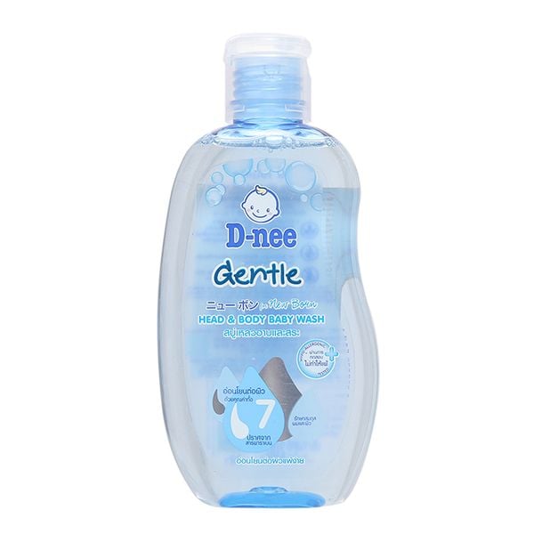  Tắm gội toàn thân cho bé D-nee Gentle xanh 200ml 