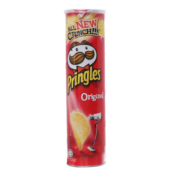  Bánh Snack khoai tây vị truyền thống Pringles lon 147g 