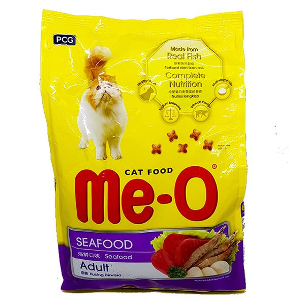  Thức ăn mèo hương vị hải sản Me-O gói 1,2 kg 