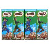  Thức uống lúa mạch Milo ít đường thùng 48 hộp x 180ml 