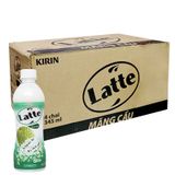  Thức uống thiên nhiên pha sữa Latte mãng cầu chai 345ml 