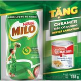  Thức uống từ mầm lúa mạch Milo Nestlé 2 hũ x 400g + Tặng sữa đặc 