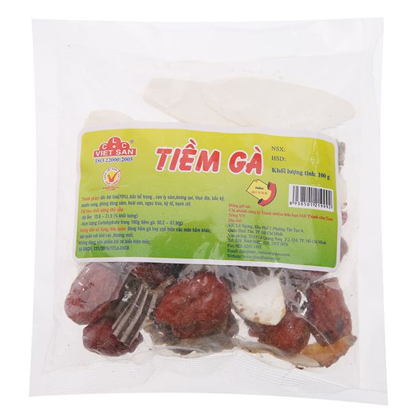  Tiềm gà ác Việt San gói 100g 