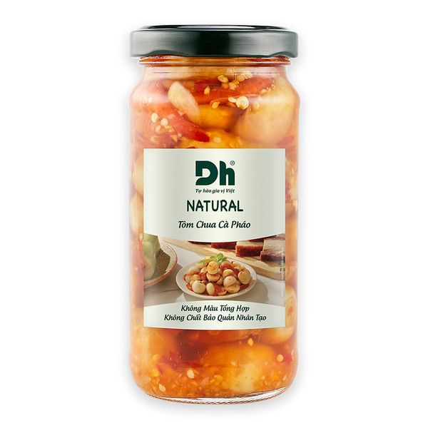  Tôm chua cà pháo DH Foods natural hũ 220g 