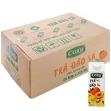  Trà đào sả Cozy thùng 24 hộp x 225ml 