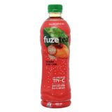  Trà đào và hạt chia Fuze Tea+ thùng 24 chai x 450ml 