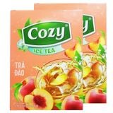  Trà hòa tan Cozy vị đào 18 gói x 15g bộ 2 hộp x 270g 