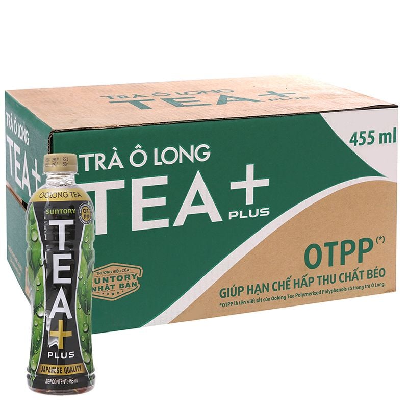 Trà ô long Tea Plus thùng 24 chai x 455ml – Chuỗi Tạp Hóa Việt - Chuyên ...