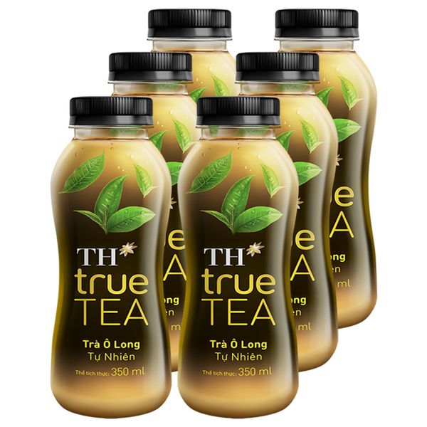  Trà Ô long TH true TEA vị tự nhiên lốc 6 chai x 350 ml 